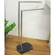 image 1 of Showerdrape Octavia Grey Marble & Chrome Freestanding Towel Stand