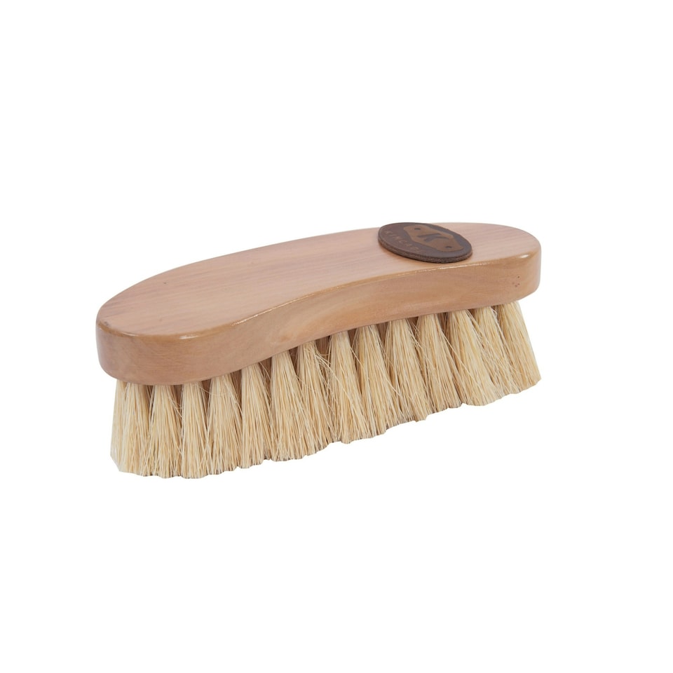 Kincade Wooden Deluxe Banana Shaped Dandy Brush - Natural - One Size