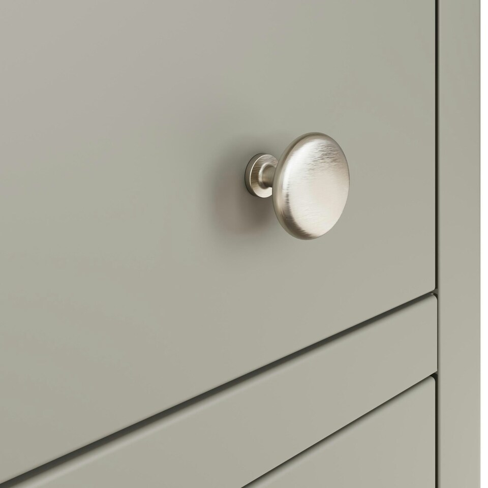 image 1 of Palma 3 Drawer Bedside Cabinet Pale Grey