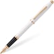 image 1 of Cross Century II Pearlescent White Lacquer Fountain Pen | Luxury Rose Gold Fountain Pen with Fine Nib | Gift Boxed Executive Writing Pen