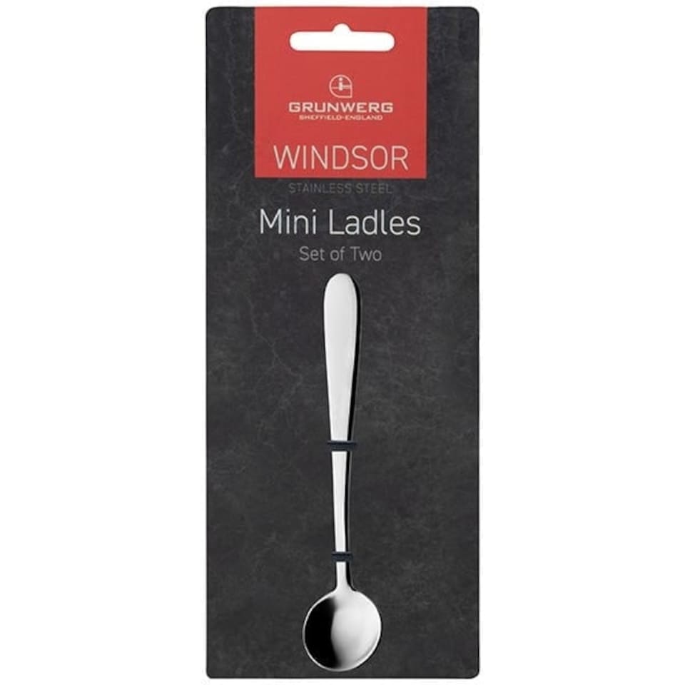 image 1 of Grunwerg Windsor Set Of 2 Mini Ladles