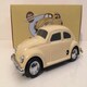 image 1 of VW Kafer HA31 Tin Plate Cream with Key 1:43 Scale New