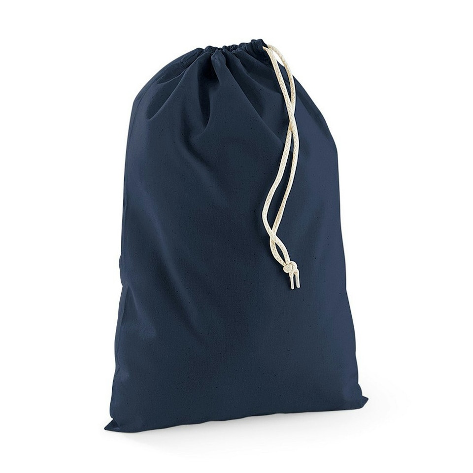 image 1 of Westford Mill Cotton Stuff Bag - Navy Blue - M Blue | M