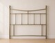 image 2 of 3ft Single Antique Brass Effect Metal Bed Headboard,Headend | Black | Black Nickel | 3ft Single