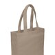 image 2 of Brand Lab Everyday Square Canvas Tote Bag - Mushroom - One Size Brown