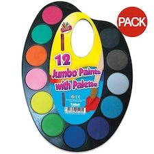 ArtBox Jumbo Palette (Pack of 12) - Multicoloured - One Size