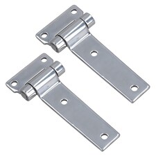 316 Stainless Steel Bolt on Door Hatch Hinge Bracket Fastener Marine 105mm 2pc