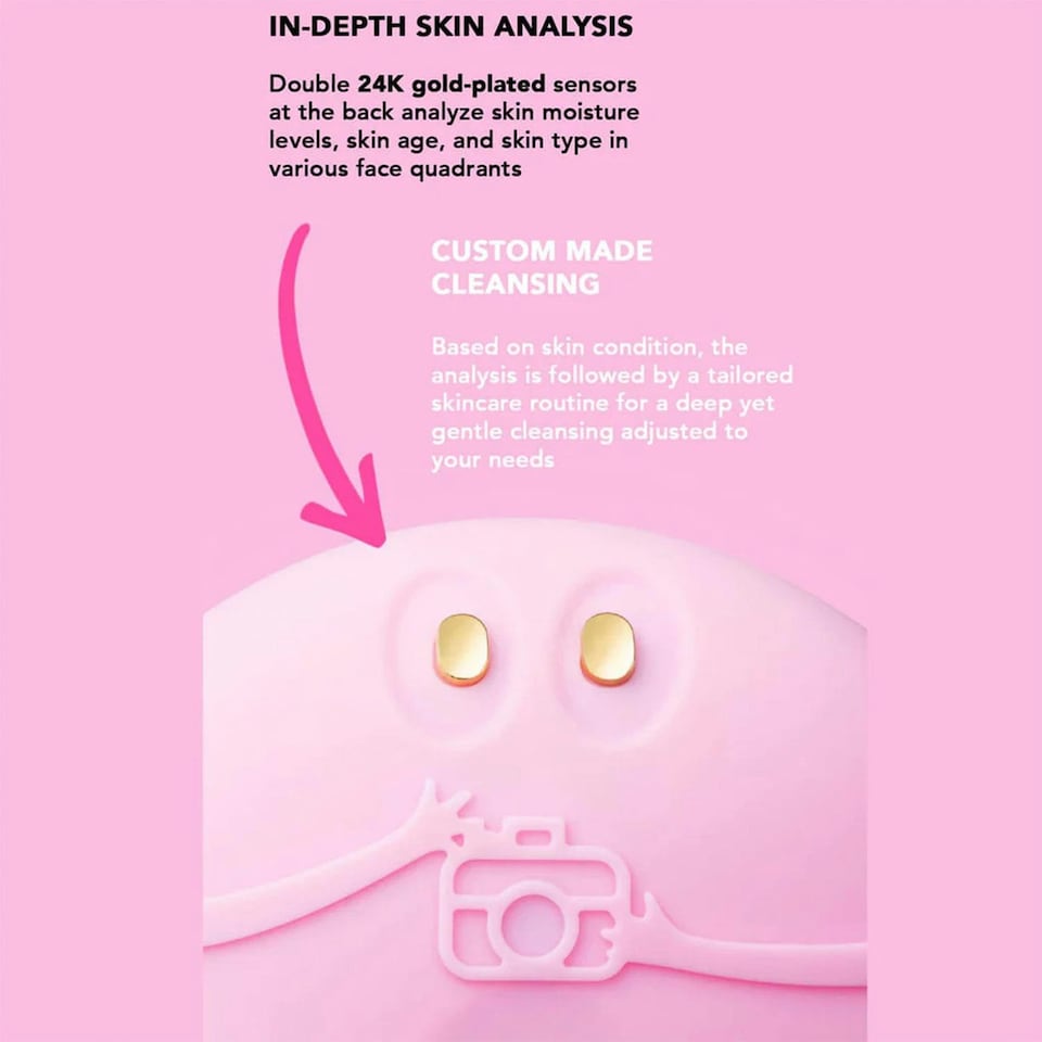 image 1 of FOREO LUNA Play Smart 2 Facial Cleansing Brush Travel-Friendly, Tickle Me Pink