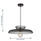 image 7 of Set of 2 Cassidy - Two Tier Black Mesh Ceiling Pendant Lights | Black | 2
