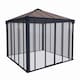 image 1 of Gazebo Ledro 3600 Closed - Polycarbonate/Acrylic - L360 x W360 x H295 cm - Grey