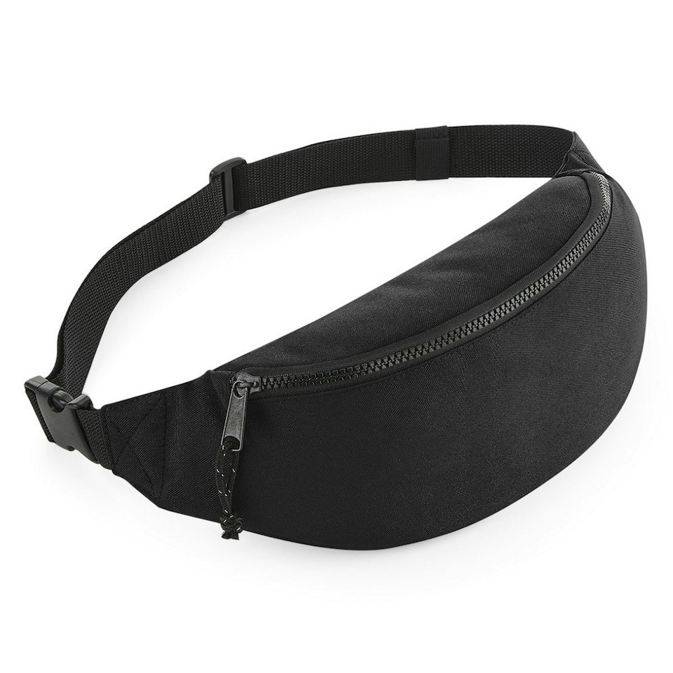 image 1 of Bagbase Adults Unisex Recycled Waistpack - Black - One Size 