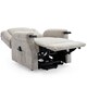 image 3 of Ashfield Electric Fabric Dual Motor Rise Recliner Lift Mobility Chair (Cream)