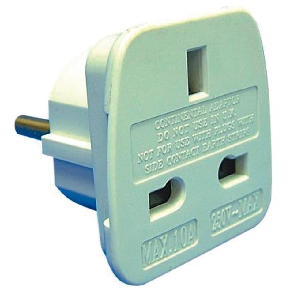 Lyvia Travel Adaptor (EU Plug) - White - One Size