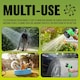 image 6 of 100ft Green Garden Snake Hose Expandable Flexible Hose Pipe + Spray Gun