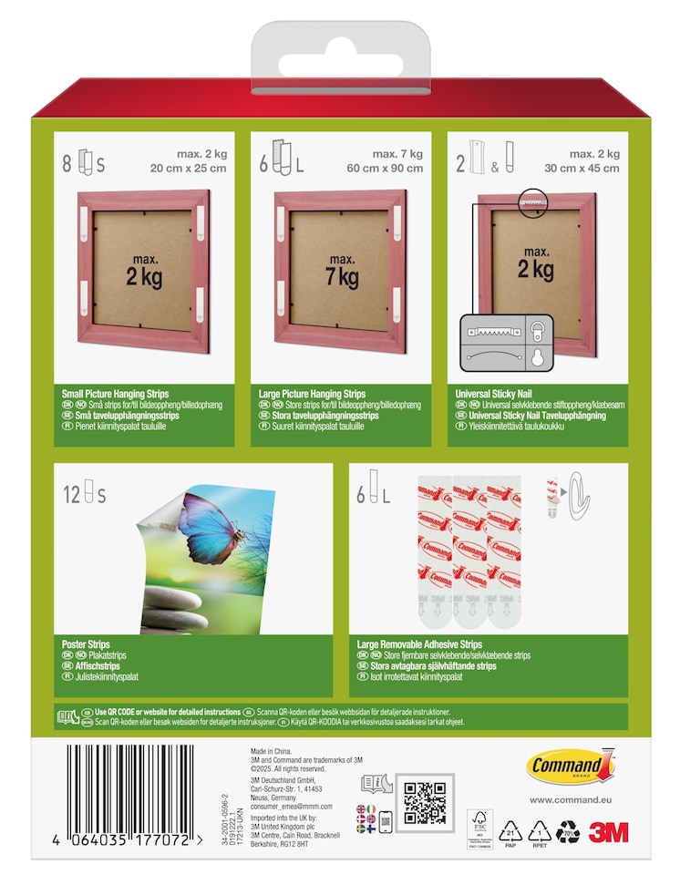 image 1 of Command Picture Hanging Decorating Kit, 17213