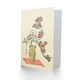 image 2 of Utamaro Kitagawa Art Card Chrysanthemum Ikebana Bouquet