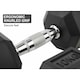 image 4 of Hex Dumbbells 25kg Weight Set 12.5kg Pair Rubber Coated Weights