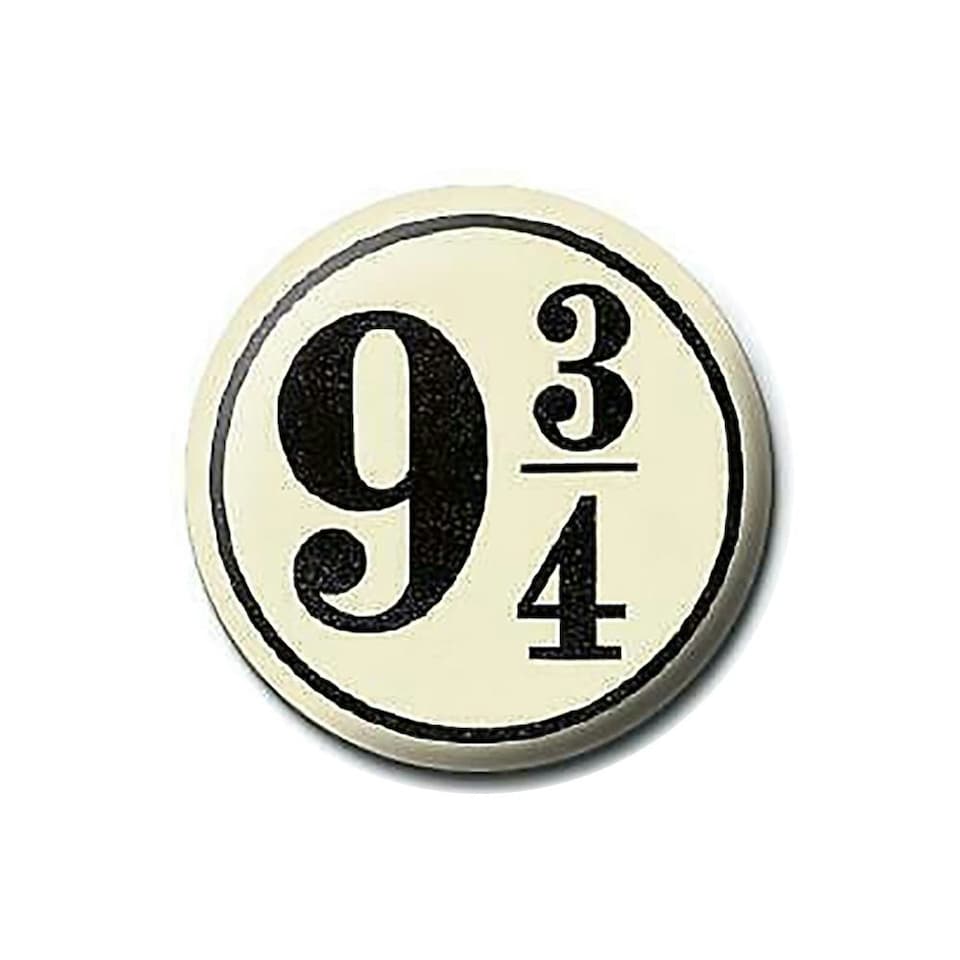 image 1 of Harry Potter Badge Set (Set Of 5) - Black/Blue/Yellow - One Size
