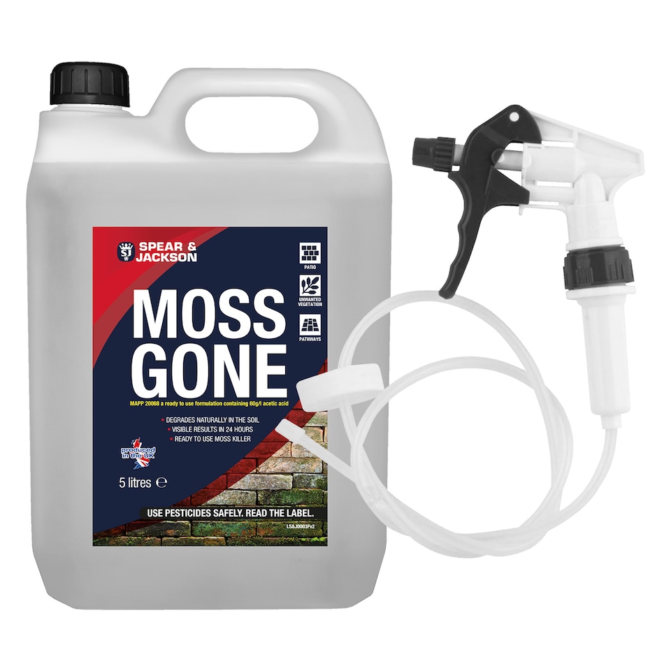 image 1 of Spear & Jackson Moss Gone - Moss Killer 5L + LHT