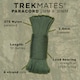 image 4 of 30m 2.4mm Nylon Paracord 275lb Strength Camping Outdoor Rope | Green | Green | One Size | 1