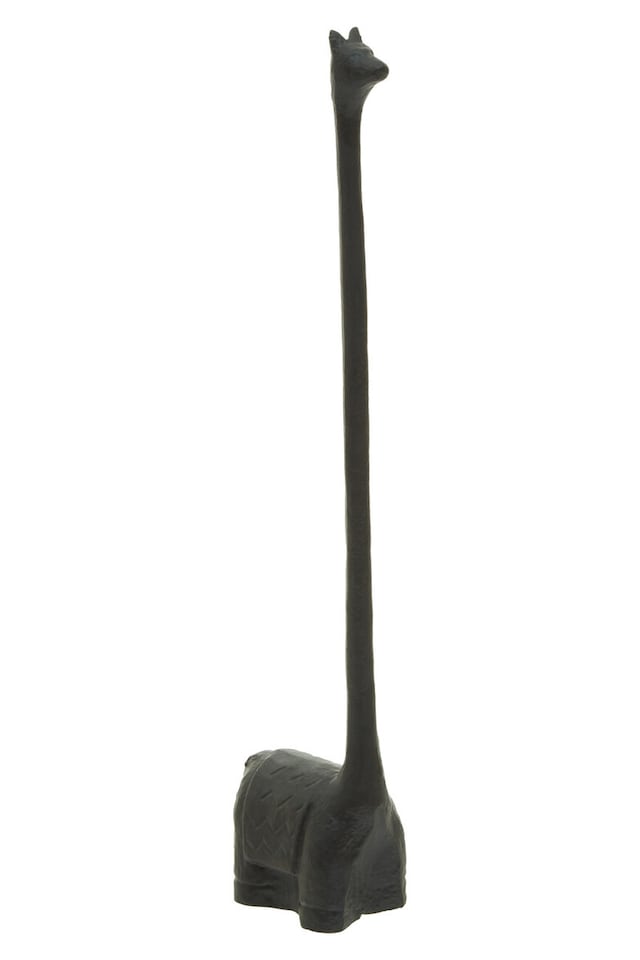 image 1 of Fauna Black Finish Llama Toilet Roll Holder