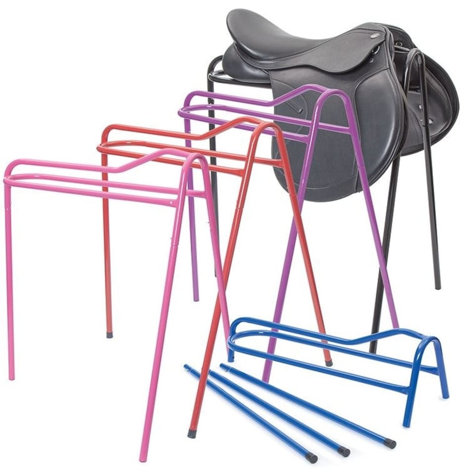 image 1 of Shires Collapsible Saddle Stand Purple | Colour: Purple
Size: One Size
