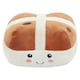 image 4 of Hot Cross Bun Soft Toy Food Themed Cute Plush Cuddly Fluffy 16cm Multi-Coloured