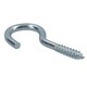 image 2 of Screw Hook Fasteners Hangers Zinc Coated Finish 12mm Dia 40mm length 12pc