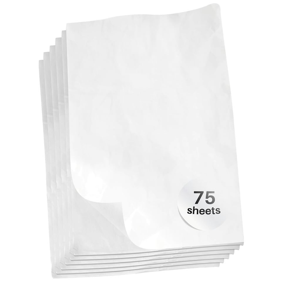 image 1 of 3 x Caraselle Jumbo Large White Acid Free Tissue Paper - 75 Sheets in total (75 x 100cm) White | XL