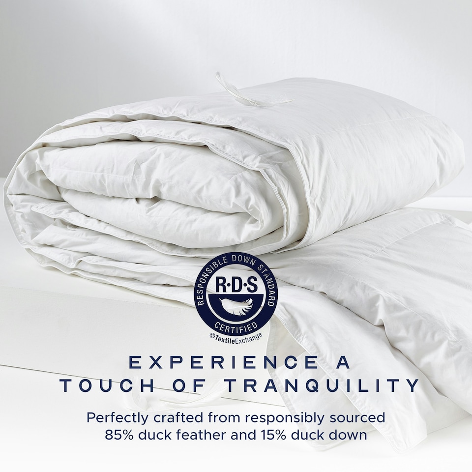 image 1 of Snuggledown Scandinavian Duck Feather And Down Duvet, 10.5 Tog, King White