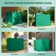 image 8 of Outsunny 3 Seater Garden Swing Cover, Windproof and Anti-UV Black