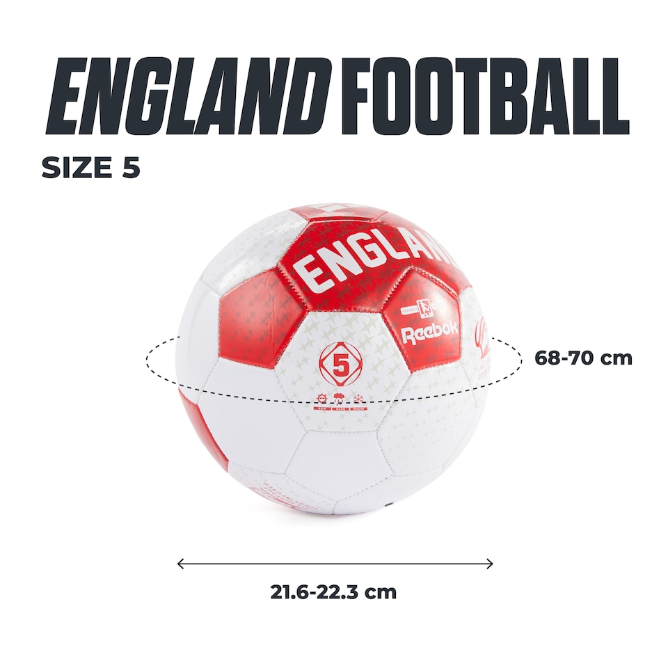 image 1 of Reebok England Size 5 Football Durable Training and Match Ball