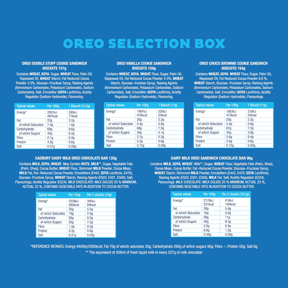 image 1 of Oreo and Cadbury Chocolate Selection Box
