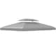 image 1 of Outsunny 3x4m Gazebo Replacement Roof Canopy 2 Tier Top UV Cover Patio Cream