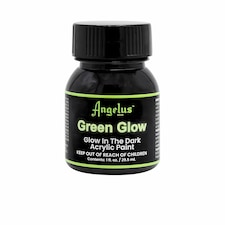 Angelus Green Glow Paint - Glow in the Dark for Leather 1oz | Green