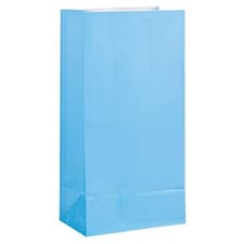 Baby Blue Paper Party Bag - Pack of 12