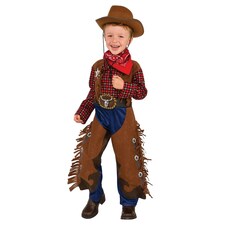 Bristol Novelty Childrens/Kids Little Wrangler Costume - Brown/Red - 5-6 Years 5
