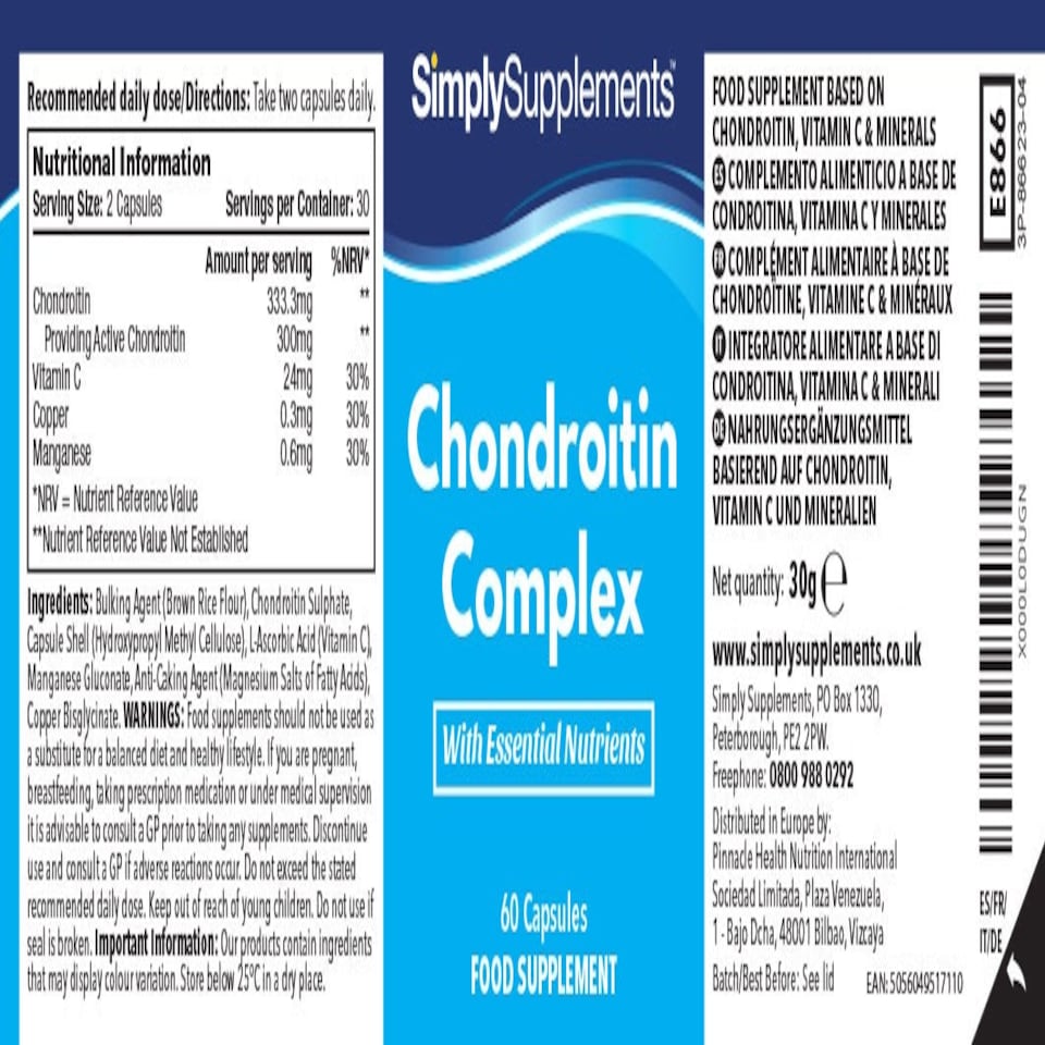 image 1 of Chondroitin Complex - 180 Capsules
