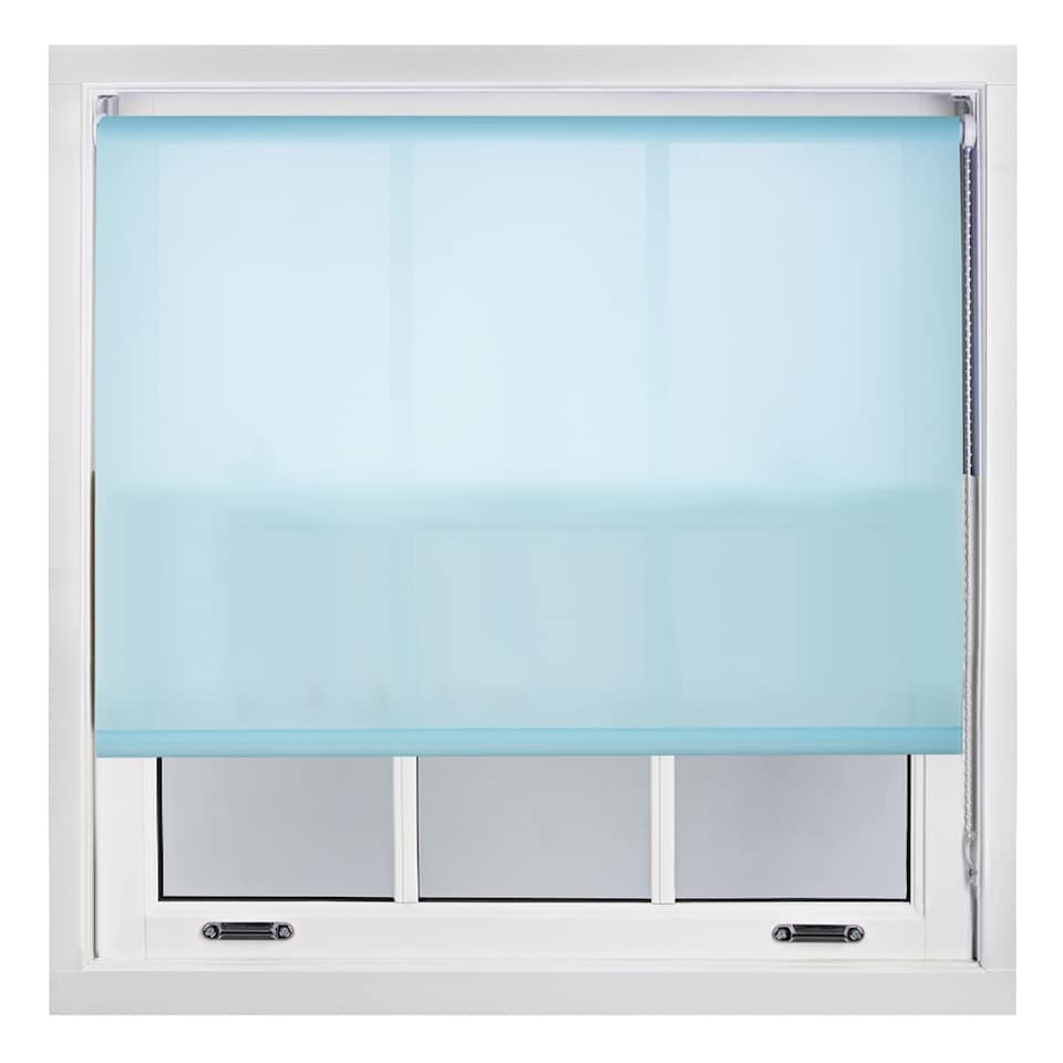 image 1 of 240cm Wide Daylight Roller Blind 165cm Drop | Blue | Duck Egg Blue