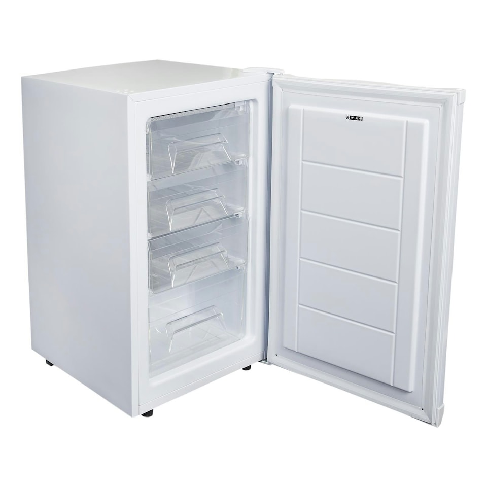 image 1 of SIA UCF50WH 50cm White Freestanding Under Counter Freezer 80L White
