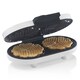 image 1 of Trebs Waffle Maker Iron, Double Heart Shape Waffle Machine with Non Stick Plates & Adjustable Temperature Control, 1200W