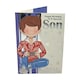 image 4 of To Son Juvenile Boy In Red Shirt Design Birthday Card