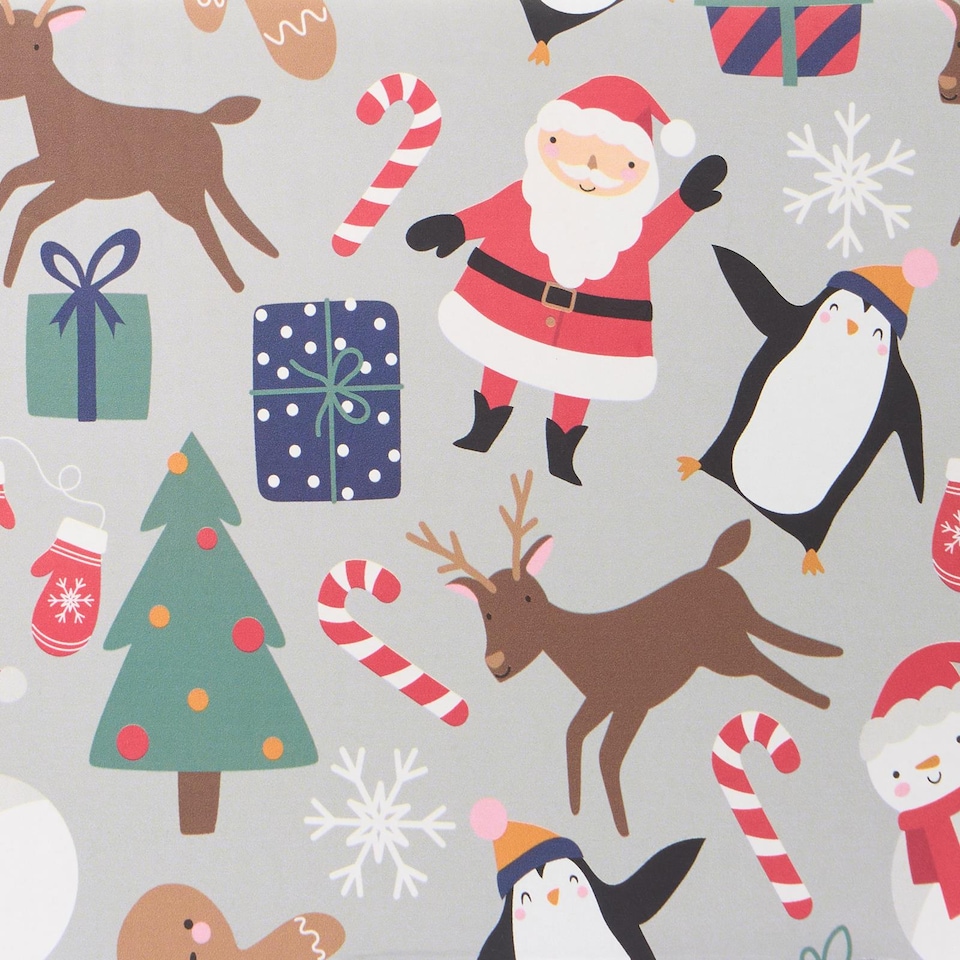 image 1 of OHS Xmas Eve Box Reusable Festive Gift Paper Packaging