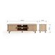 image 7 of Omari TV Unit | Brown | Oak