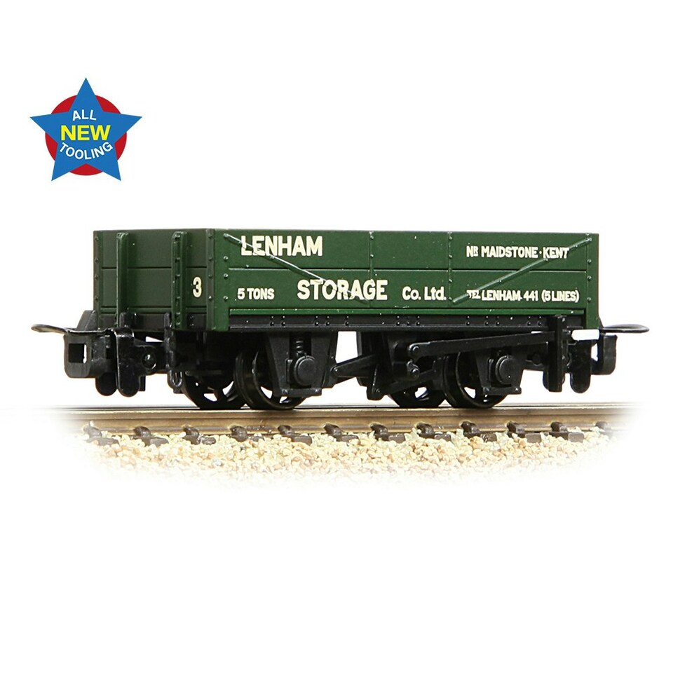 Bachmann RNAD Rebuilt Open Wagon Lenham Storage Green 3
