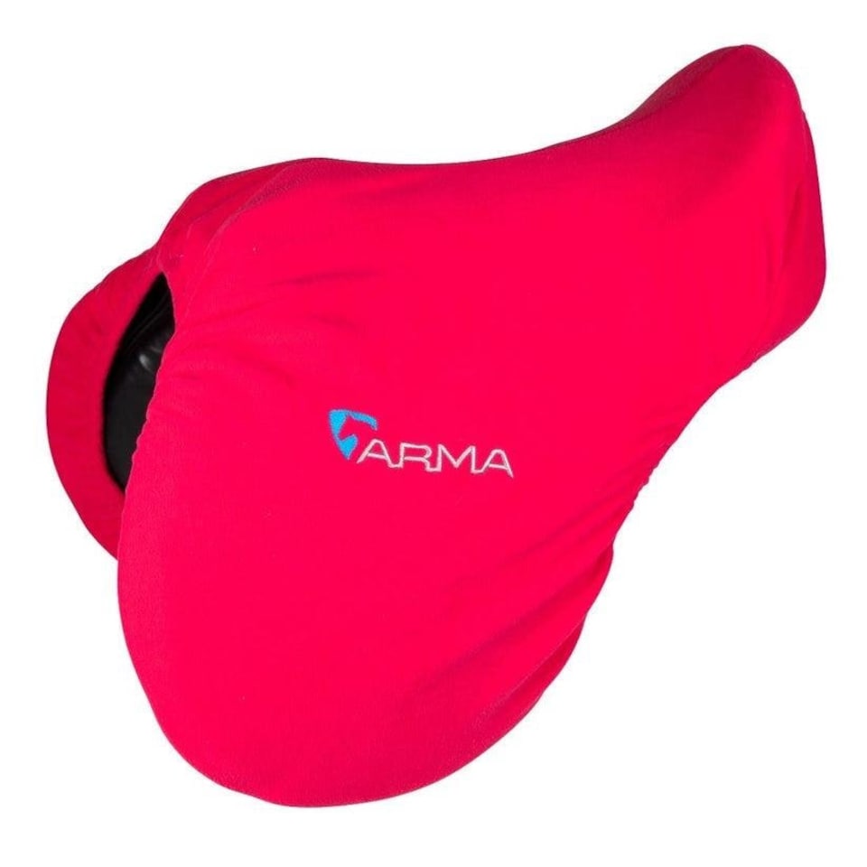 image 1 of Shires ARMA Fleece Saddle Cover Purple | Size: 14-16.5
Colour: Plum