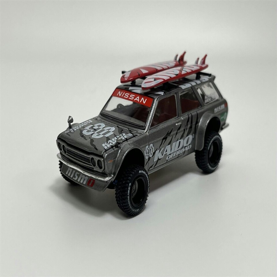 image 1 of Datsun 510 Wagon 4x4 Kaido Offroad V1 1:64 Mini GT KHMG121