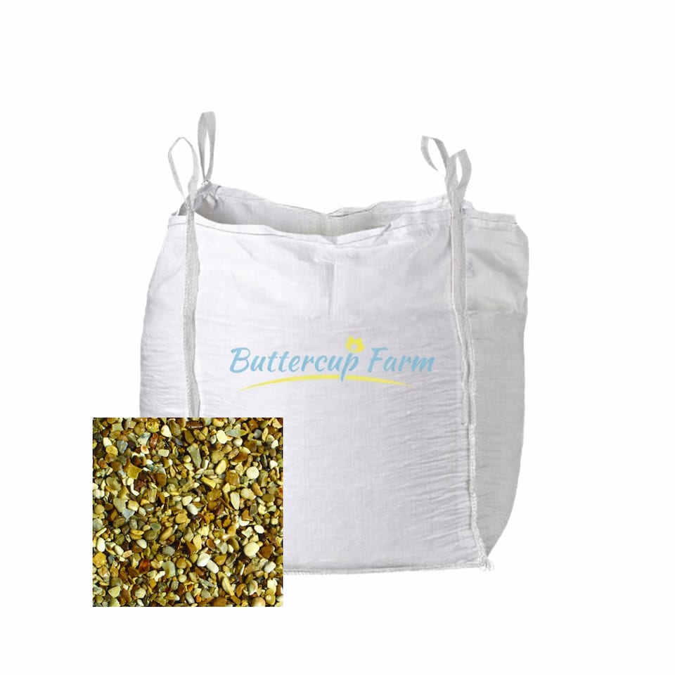 image 1 of Golden Gravel - Premium Decorative Stone - Aggregate Bulk Bag - 850 Kilos