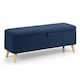 image 3 of Stilted Premium Ocean Blue Fabric Blanket Box