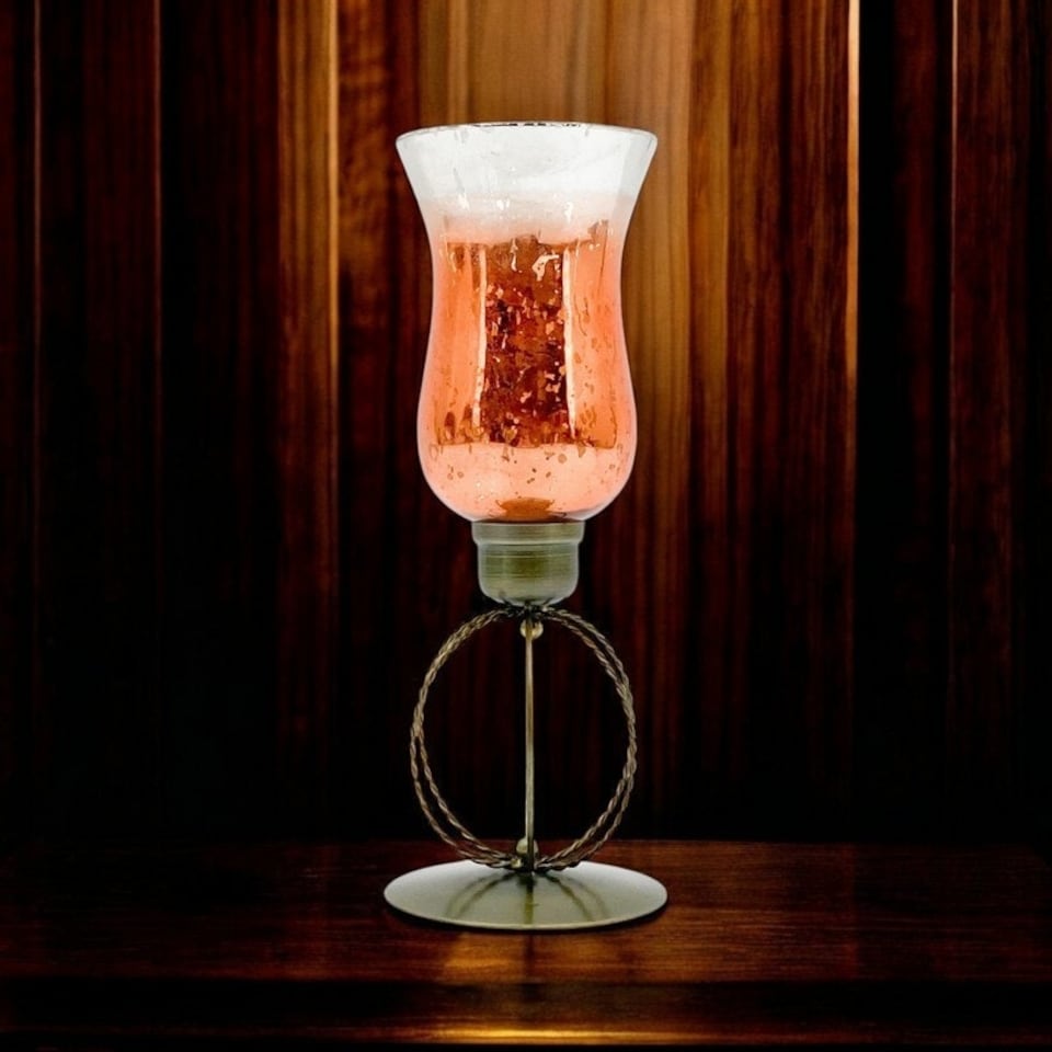 image 1 of 13 Inch Candle Holder - L14 x W14 x H40 cm - Gold Multi